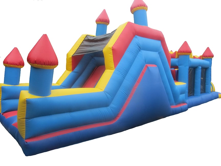String Course To Turret 2 Part Obstacle Course | Inflatable Obstacle Courses for Sale