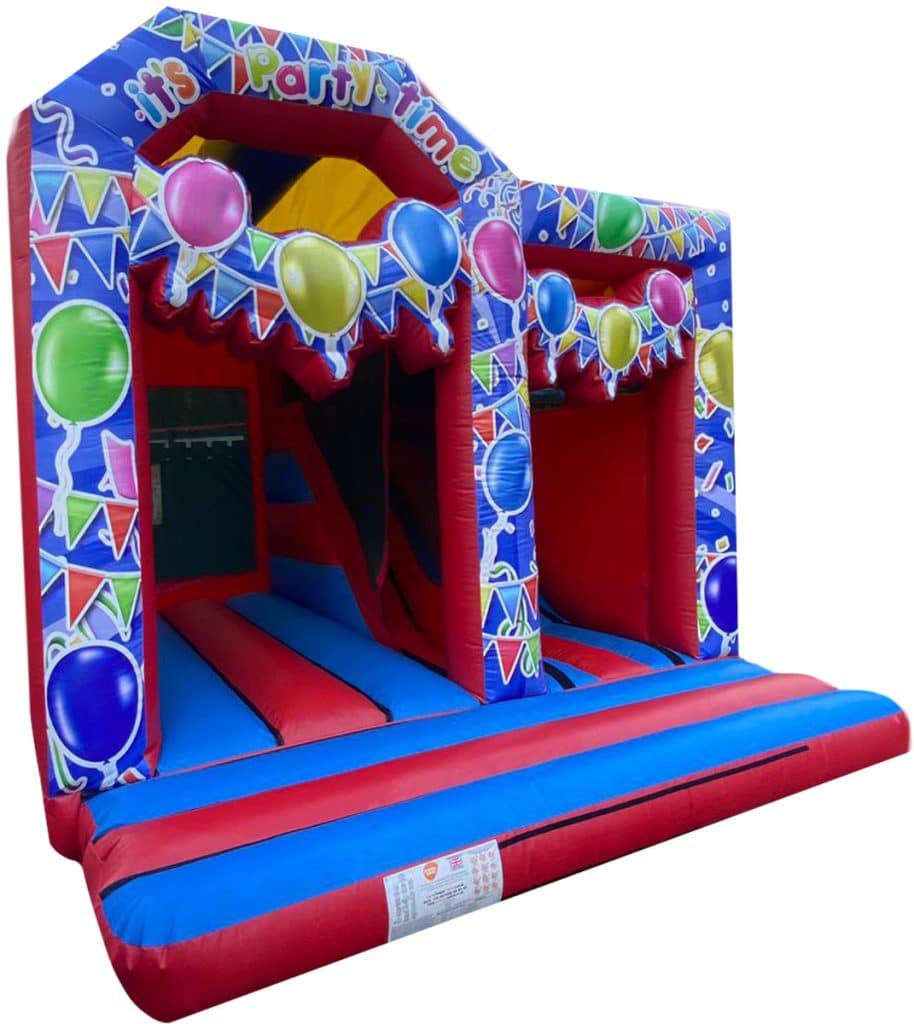 Printed Party Pillar Bouncer (15x14ft) | Premier Inflate
