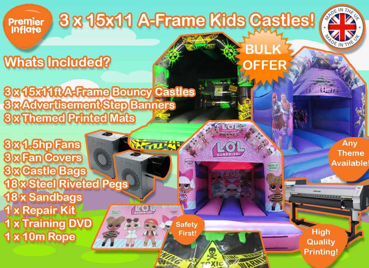 15x11ft Bouncer Package | Bouncy Castle Package Deals for Sale | Bouncy ...