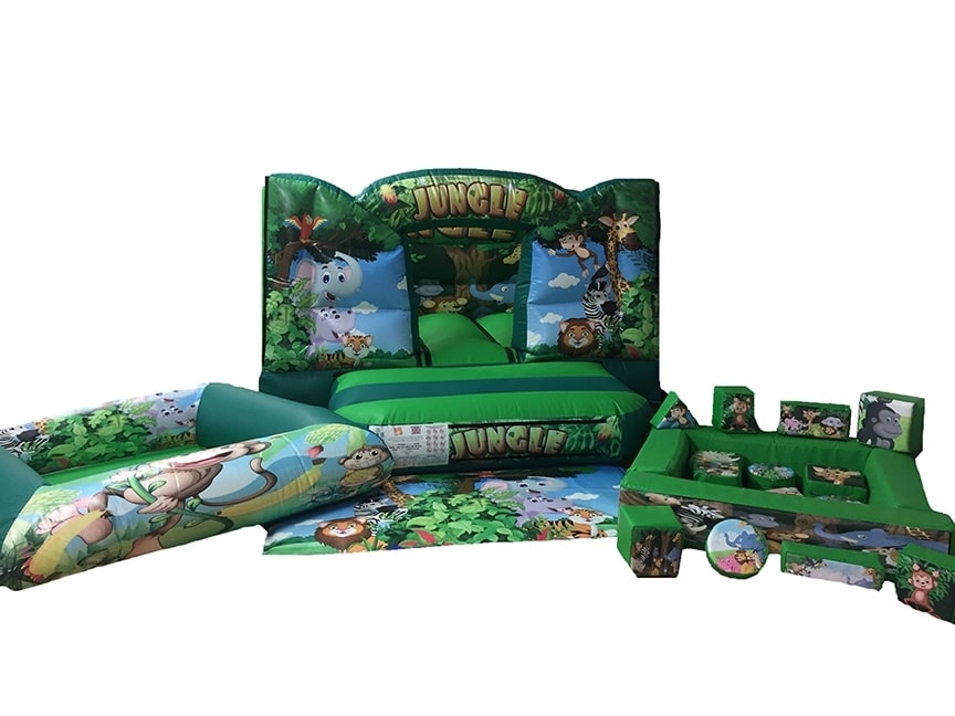 Jungle Themed Soft Play & Bouncy Castle Package | Bouncy Castles for ...
