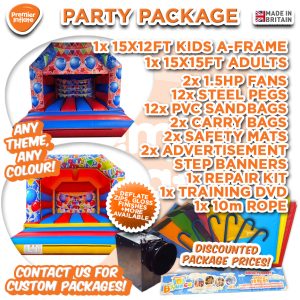 Adults & Children's Party Bouncy Castle Package