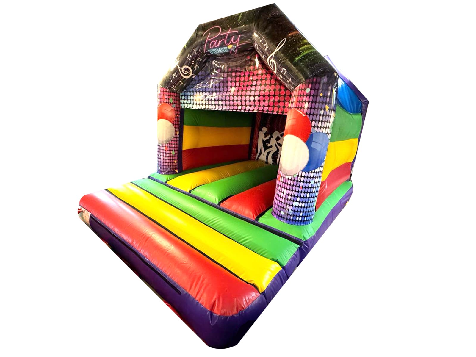 Disco Printed Party Bouncy Castle | Kids Bouncy Castles