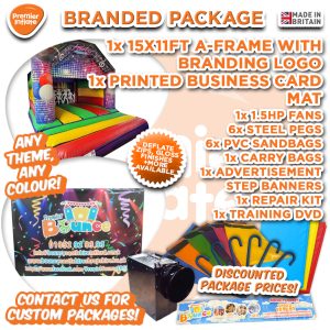 Children's Disco Bouncy Castle Package