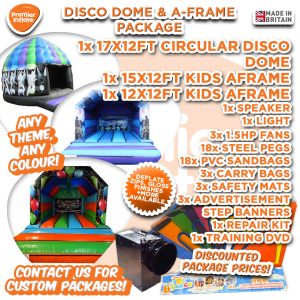 Disco Starter Bouncy Castle Package