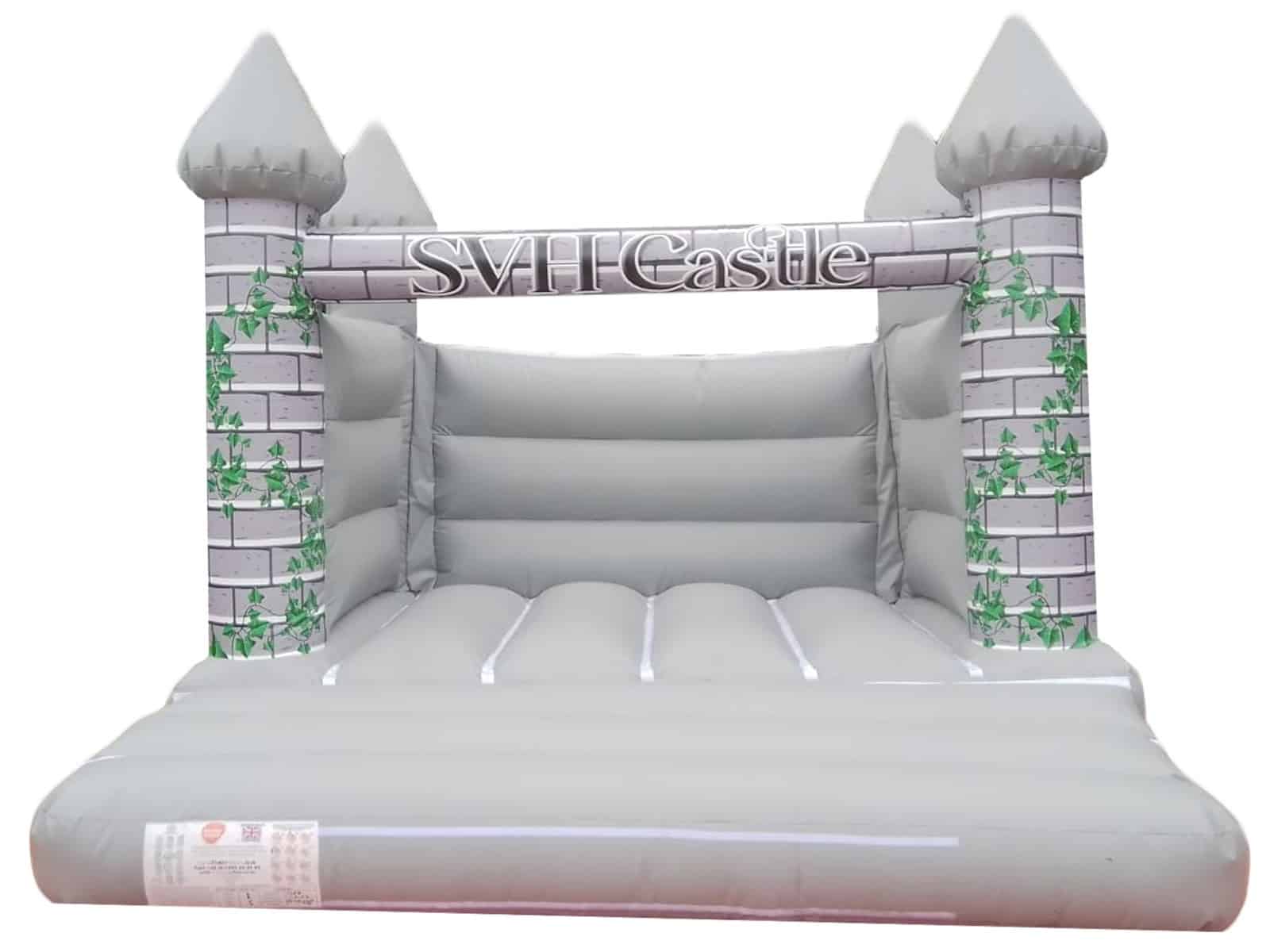 Commercial Grey Bouncy Castle for Sale | Pastel Bouncy Castles