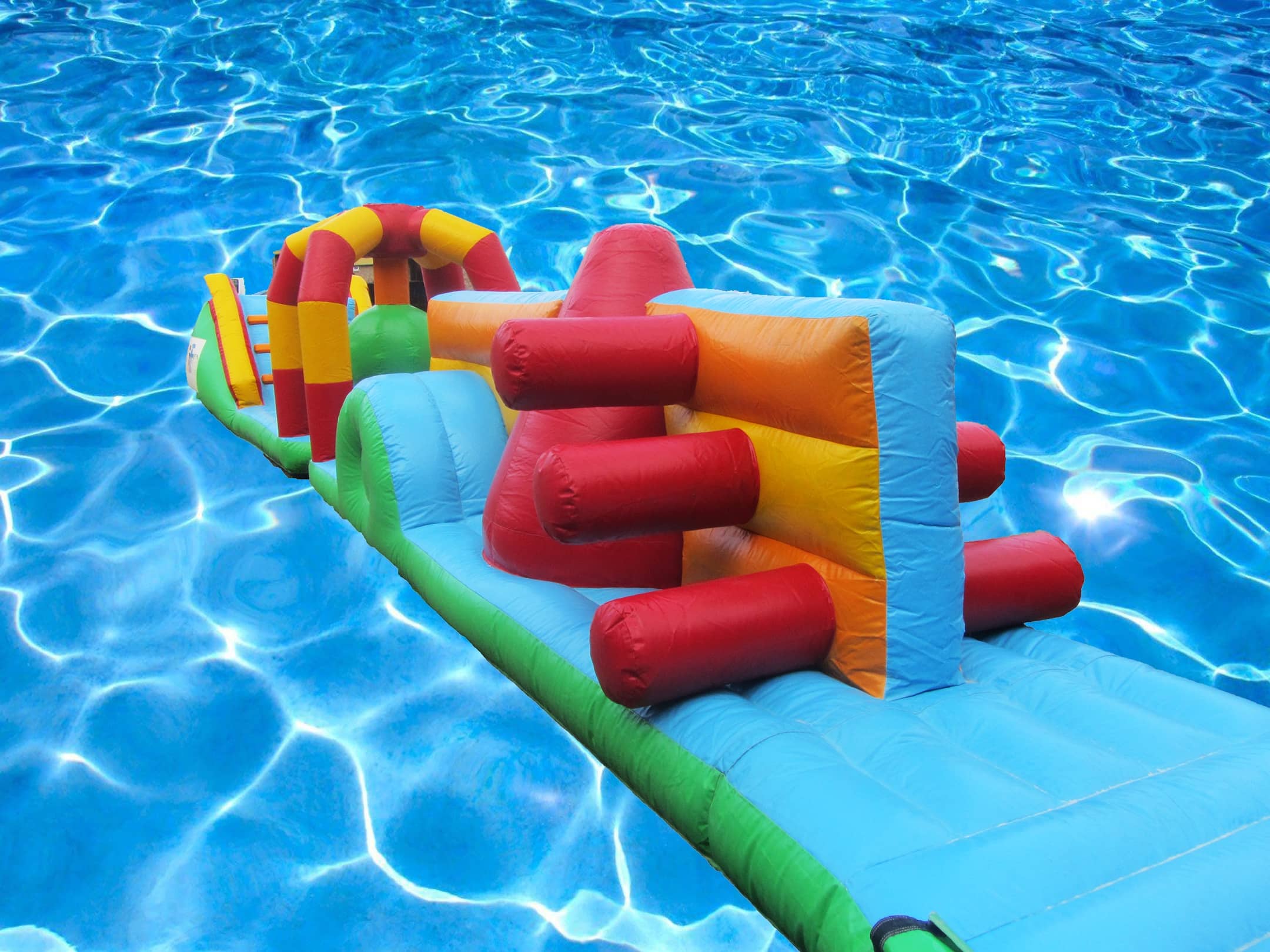 Branded Dual Lane Water Inflatable | Pool Inflatables for Sale