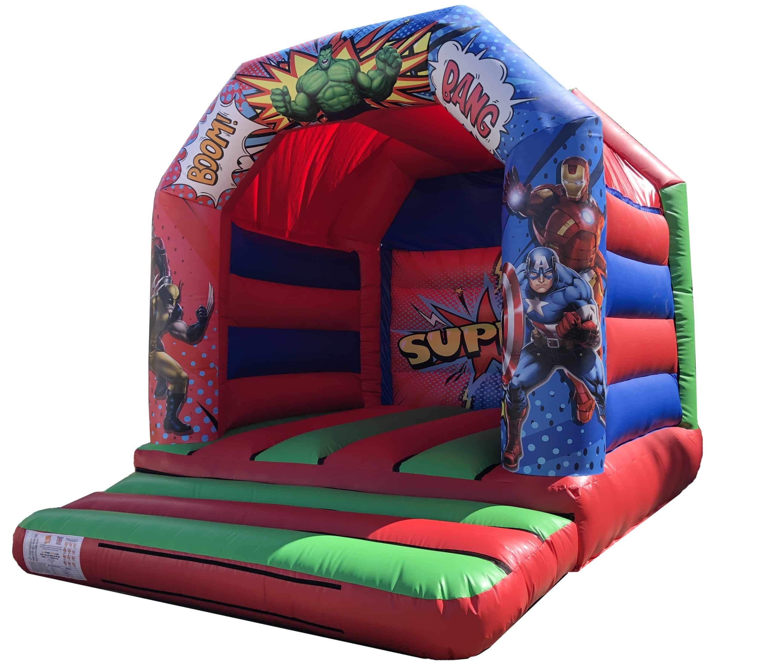 Adults Superhero Bouncy Castle | Bouncy Castles for Sale UK