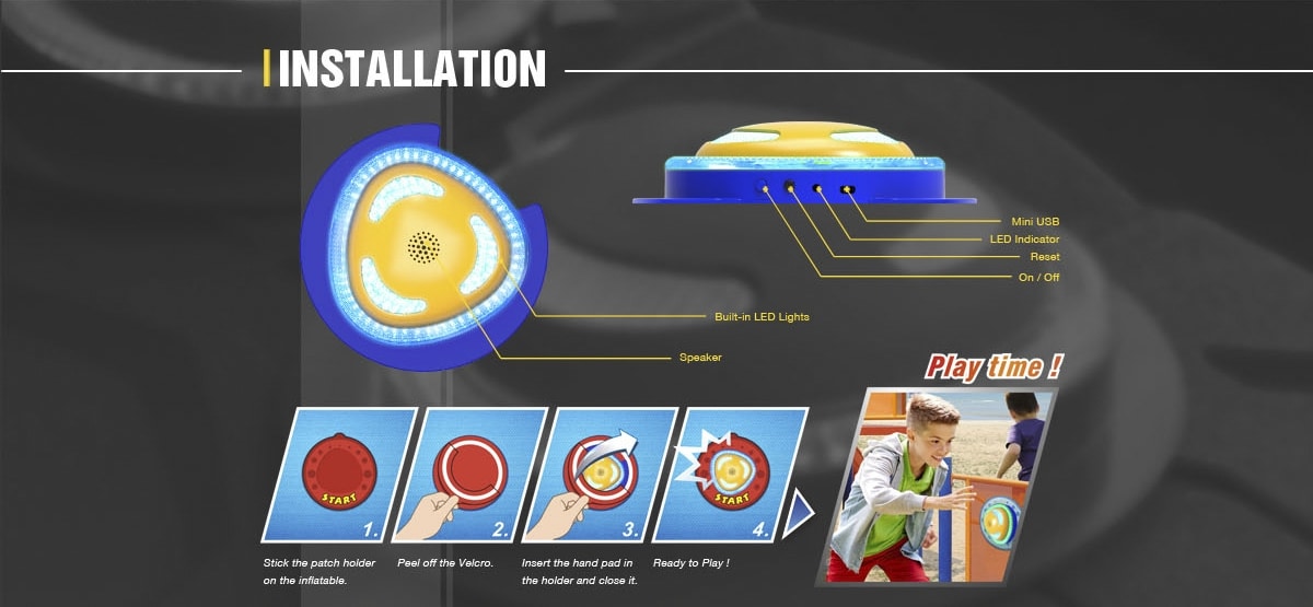 Interactive Light System Game | Bouncy Castle Accessories for Sale