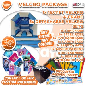 Velcro Bouncy Castle & Detachable Artwork