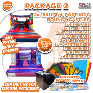 4 Post Bouncer Package Deal