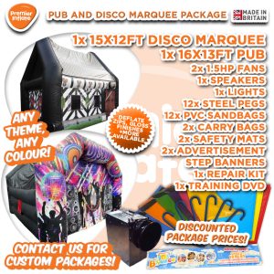 Inflatable Pub/Bar & Disco Marquee Package