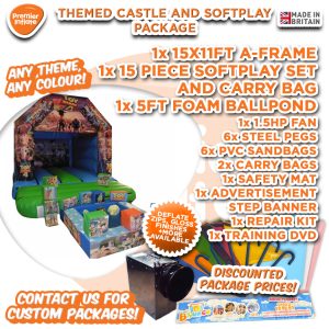 Toys Themed Bouncer and Soft Play Package