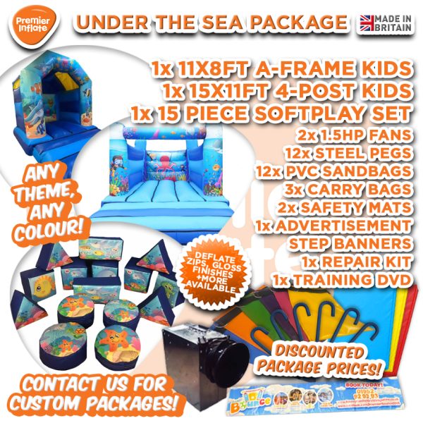 Under the Sea Bouncy Castle Package Deal