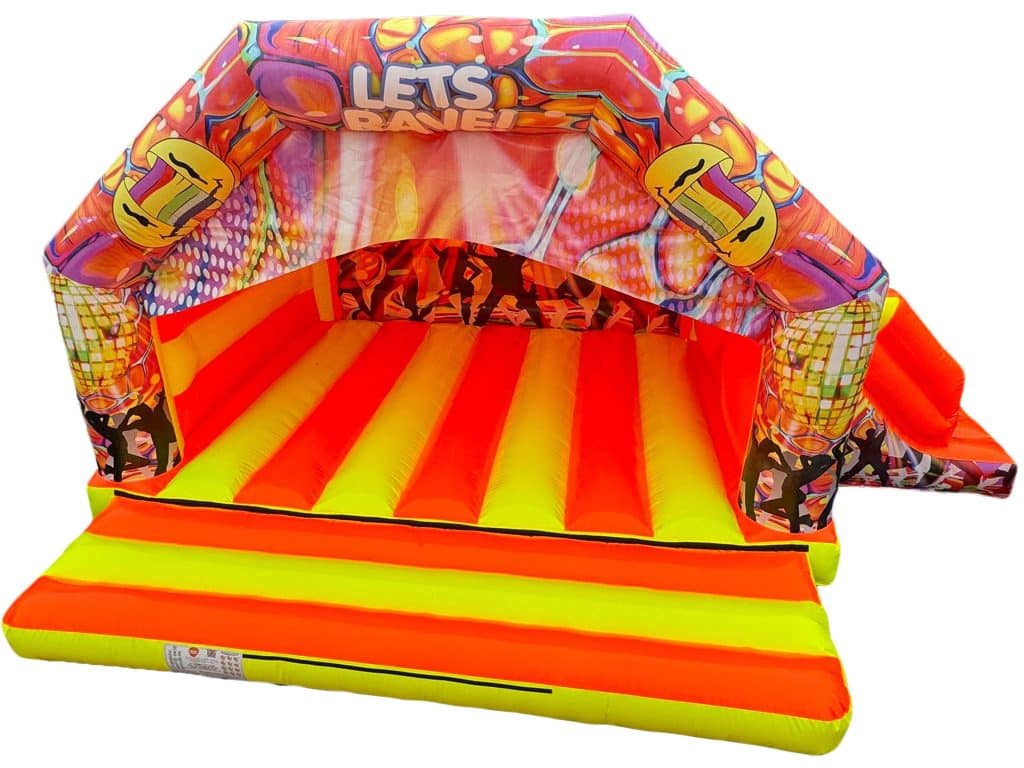 Fluorescent Large Combi Bouncy Castle | UV Bouncy Castles