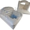 White bouncy castle package