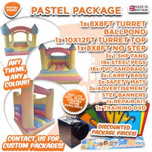 Mixed Pastel Castles Package