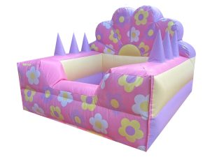 3D Flower Mixed Pastel Inflatable Toddlers Ball Pond (6x6ft)