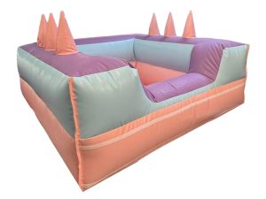 Mixed Pastel Inflatable Toddlers Ball Pond (6x6ft)