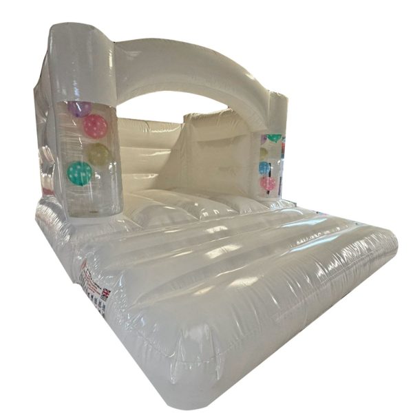 White Gloss Bouncy Castle for Sale
