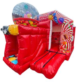 3D Gumball Front Slide Combo Bouncer (16x12ft)