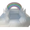 Rainbow inflatable ball pond