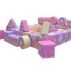 Flower themed commercial soft play set for sale
