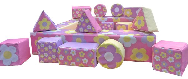 Flower themed soft play set for sale