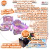 Flower bouncy castle and soft play package for sale