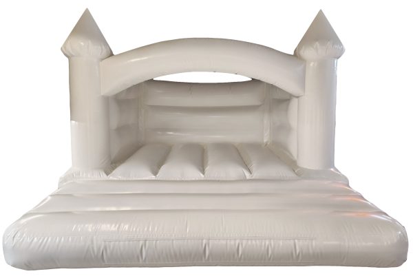 White Gloss Bouncy Castle for Sale