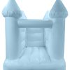 Pastel Blue Toddler Turret Bouncy Castle