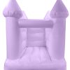 Lilac Toddler Turret Bouncy Castle