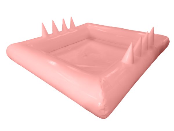 Pastel Pink Toddler Ball Pond with Air Jugglers