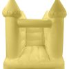 Pastel Yellow Toddler Turret Bouncy Castle