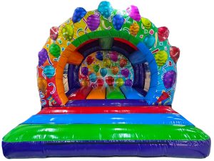Round Front Party Netted Bouncer (12x12 ft.)