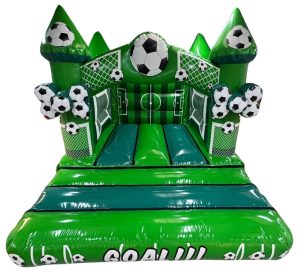 3D Football Curved Arch Bouncy Castle (10x12 ft.)