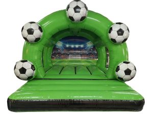 Round 3D Football Bouncy Castle (12x12 ft.)