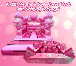 Girls Bows Bouncer & Softplay Package