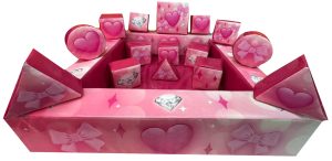 15pc Hearts & Bows SoftPlay Shapes & 5x5ft. SoftPlay Ballpond & Printed Carry Bag