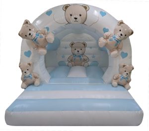 Rounded 3D Teddy Bear Bouncy Castle (10x12 ft.)