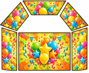 Party Theme Velcro Artwork