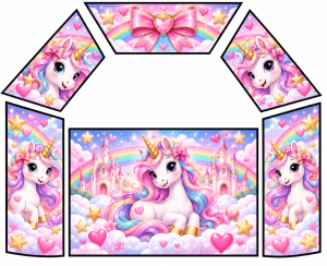 Unicorns Theme Velcro Artwork