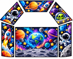 Space Theme Velcro Artwork