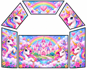 Unicorns Themed Velcro Artwork