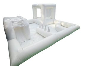 White Gloss Inflatable Toddler Play Park  (17x15ft.)