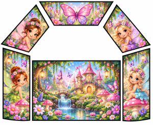 Fairies Themed Velcro Artwork