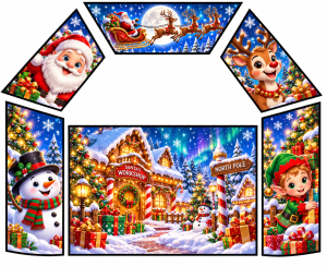 Christmas Themed Velcro Artwork