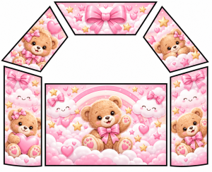 Teddy Bear Themed Velcro Artwork